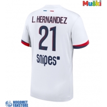 Paris Saint-Germain Lucas Hernandez #21 Gostujuci Dres 2025-26 Kratak Rukav